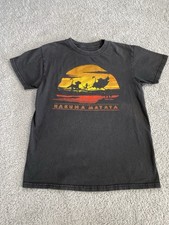 Vintage Disney Lion King Mens Small Tshirt With  Hakuna Matata  with Characters