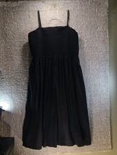 Old Navy Women's Fit & Flare Smoked Sleeveless Midi Dress Cotton Plus 2X Cotton