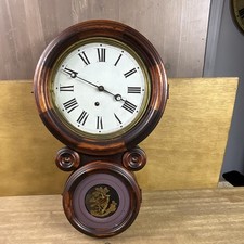 ingraham original ionic wall clock , mid size clock , running.