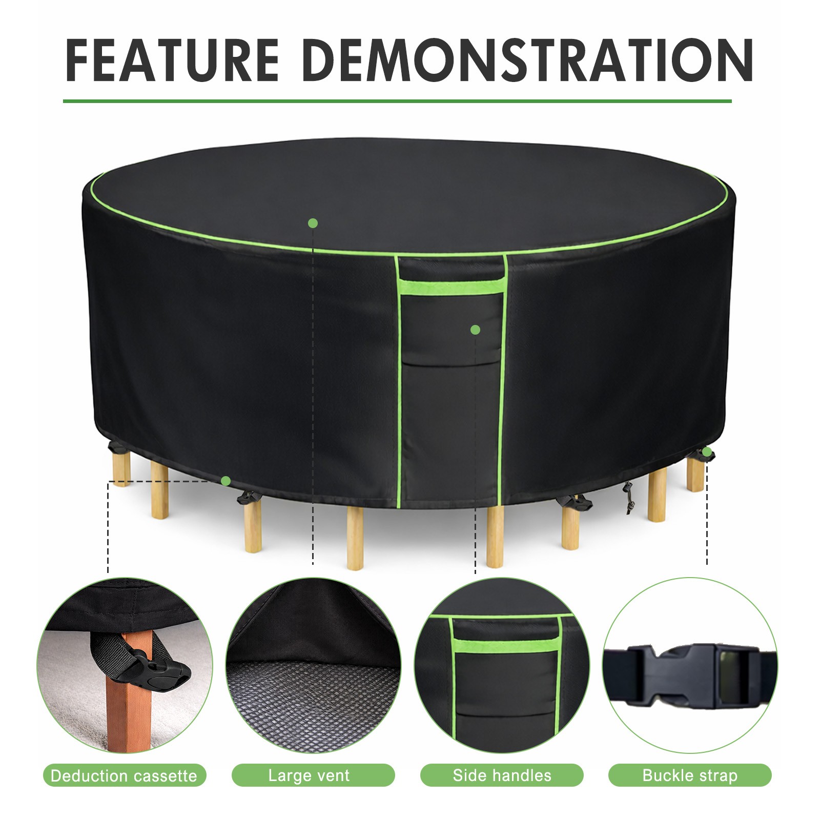 Waterproof Windproof Table Chair Set Covers Outdoor