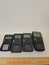 Texas Instruments Lot - TI34-II , TI-82 2 , TI-83 - 4 Total Calculators