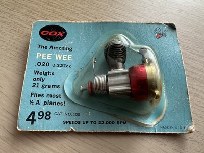 Vintage Cox Pee Wee .020 Motor - Top Zustand