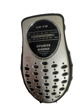 Durabrand PR-355 AM/FM Portable Sports Radio Handheld Analog Tuner Untested
