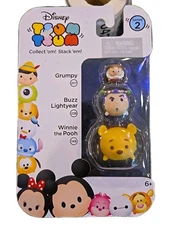 Disney Tsum Tsum Series 2 - Grumpy, Buzz Lightywar, Winnie The Pooh NEW (E420)