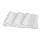 Anti-bacterial fridge mats set of 6 transparent 45 x 30 cm