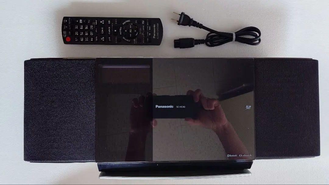 Panasonic Sc-Hc40-K Compact Stereo System D-Dock Bluetooth