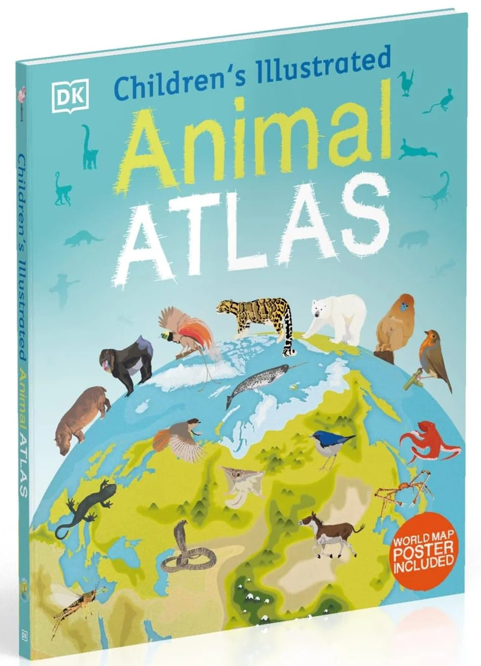 DK Childrens Illustrated Animal Atlas Book | DK NEW