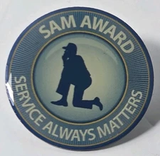 Walmart Lapel Pin SAM AWARD Wal-Mart Pinback
