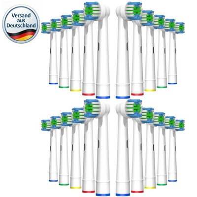 4-40 Aufsteckbürsten kompatibel Oral-B Precision Clean Cross Action BPAFrei