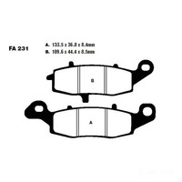 Bremsbelag BremsbeläGe EBC FA231 Vorne FüR Suzuki RV 125 Van Van Bj. 2003-2017