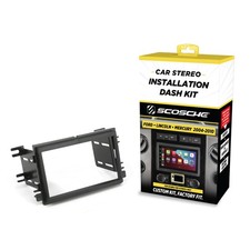 Scosche FD1426B Double DIN Radio Install Dash Kit DIN, Black