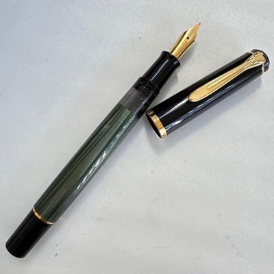 Old model Pelikan M200 fountain pen marble green M