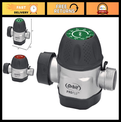 Automatic Watering Timer for Garden & Lawn, Silver, Easy Set-Up, Efficient Water
