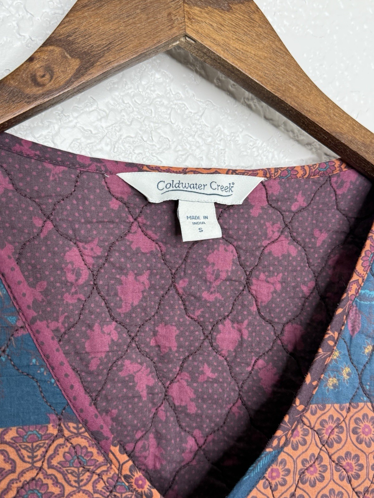 Coldwater Creek Patchwork Quilted Jacket Women’s … - image 2