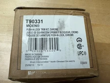 MOEN T90331 1-1/2" Threaded Tub Drain Kit with Push-N-Lock Drain Assembly Chrome