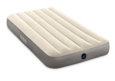 Intex 64101E Dura-Beam Standard Single-High Air Mattress: Fiber-Tech   Twin Size