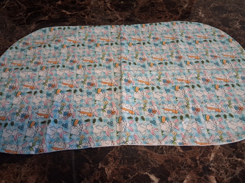 set of three bassinette pad covers. Set one.