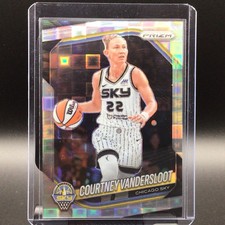 2025 Panini Prizm WNBA #124 Courtney Vandersloot Silver Pandora Chicago Sky