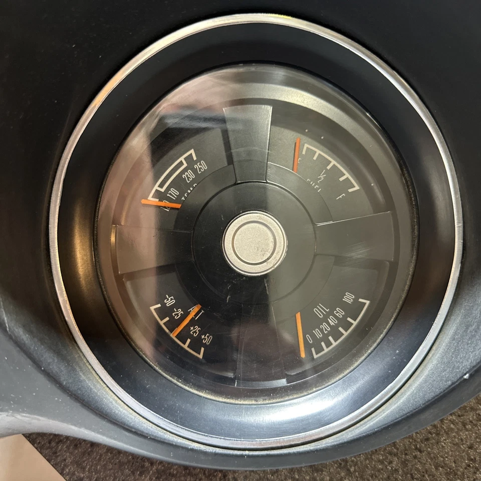 Cuadro de instrumentos velocímetro medidores Mopar Dodge Van B100 B200 B300 1971-1977 Foto 3 de 4