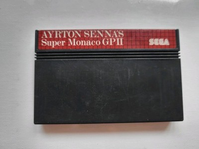 Ayrton Senna Super Monaco GP II - Sega Master System Nur MODUL Ohne OVP