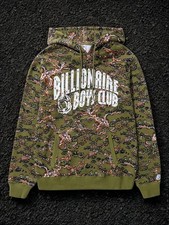Billionaire Boys Club BB Camo Arch Hoodie Olive Drab Sz M NWOT BBC 821-1307