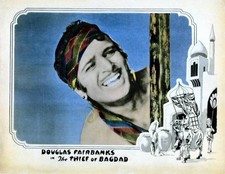 Old Movie Photo The Thief Of Bagdad Poster Us Lobby Card Douglas Fairbanks Sr