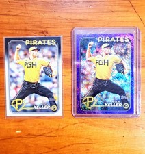 2024 Topps Series 1 #230 MITCH KELLER Purple Holo Foil Parallel 087/799 + Base