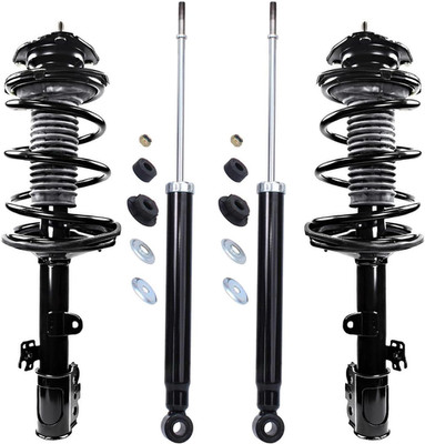 Front Struts W/Coil Springs Rear Shock Absorbers for 2011-2014 Toyota Sienna AWD