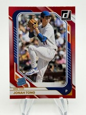 2026 Donruss Baseball JONAH TONG Rated Rookie Base Set Red Foil /250 #84
