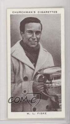 1939 Churchman's Kings of Speed Tobacco Billy Fiske WL Fiske #42 0a4f