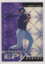 1998 Pinnacle Plus All-Star Epix Moment Purple Paul Molitor #E23 HOF 0g5z