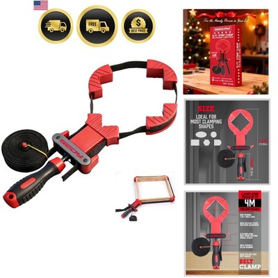 13 ft. Belt Band Clamp Strap Clamp for Woodworking, Quick Release Frame Clamp...