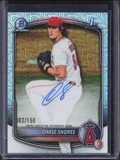 2025 Bowman Draft Chrome Chase Shores 1st HTA Choice Mojo Refractor Auto /150