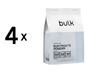 4 x Bulk Electrolyte Powder (100g) Unflavoured (49,75 EUR/kg)