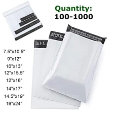 Poly Mailers Shipping Bags Plastic Envelopes Any Size 9x12 10x13 12x15.5 14.5x19