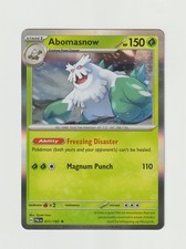 Abomasnow Pokemon TCG Scarlet & Violet Paldea Evolved Card 011/193 Holo
