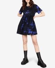 Disturbia Purple Haze Skater Dress US 6 Whimsigoth Witchy Goth Punk Grunge 90s