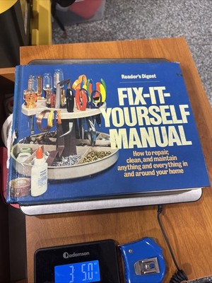 1977 Readers Digest: Fix-It-Yourself Manual - Hardcover Book No Dust Jacket