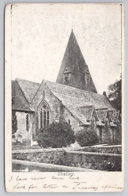 Chailey Kirche Sussex Edwardianische Ära Verlag Dean Graveurs Dorf Topographie