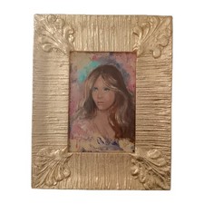 Giovanni Prassi ( Napoli 1945) La Modella, dipinto olio su cartoncino