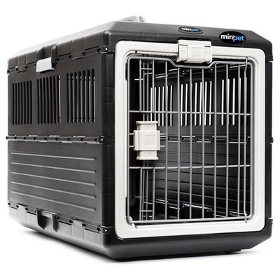 Mirapet Pet Carrier, Collapsible Portable Dog Crate for Large Dogs or Cats, 35''
