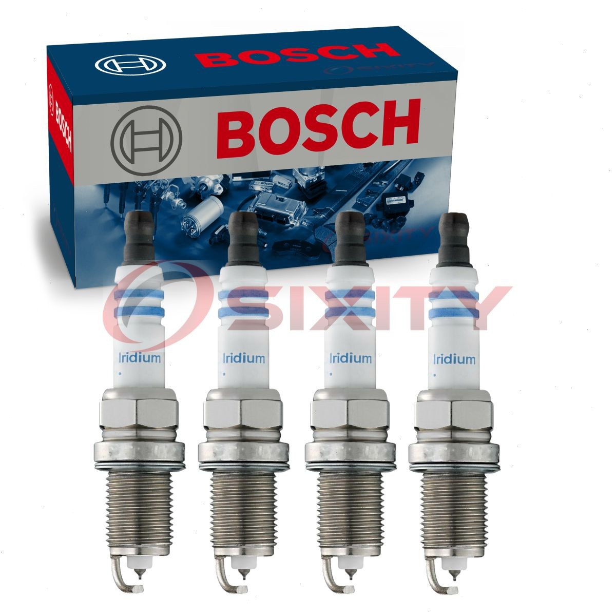 4 pc Bosch Double Iridium Spark Plugs for 1995-1998 Honda Odyssey 2.2L 2.3L jp