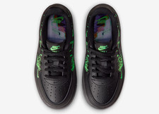 Nike Force 1 Low Shoes Black Green Strike Little Kids' PS  Size 11C - 3Y
