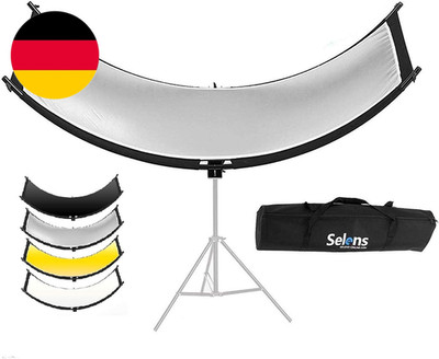 Selens 4 in 1 Reflektor 60X180Cm U Form Gebogener Reflektoren Einstellbarer Bele