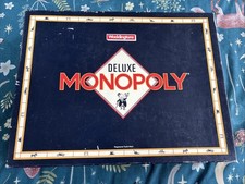 Monopoly Deluxe Edition Board Game Waddingtons Vintage 1990 Complete Set
