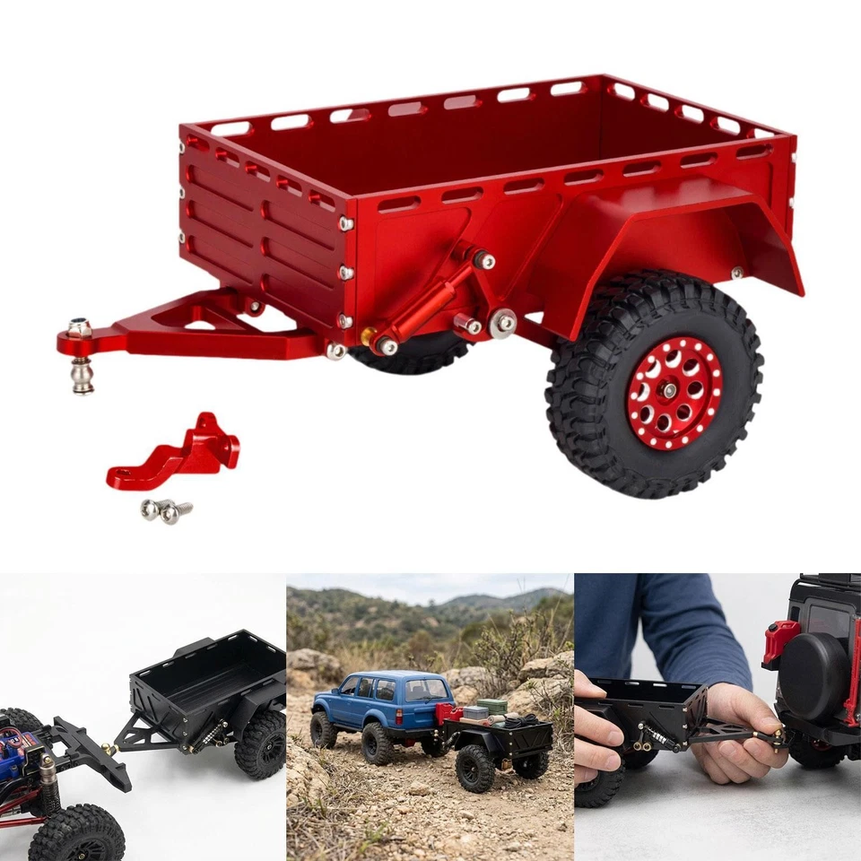RC Trailer Metal Trailer Premium DIY Modified Accessories Simulation High - Image 1 of 1