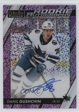2024-25 O-Pee-Chee Platinum Violet Pixels 3/99 Danil Gushchin #R-DG Auto 0sp6