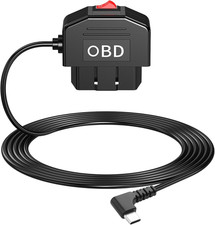 OBD2 to USB C Power Cable for Dash Camera,Type C OBD Acc Hardwire Kit Charger Co