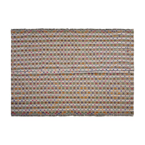 Vintage Turkish Kilim Rug 208x300 cm (6'10"x9'10") Handwoven Wool Flatweave