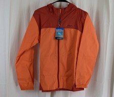 Columbia Boys Glennaker Rain Jacket Orange Size Youth Large 14/16